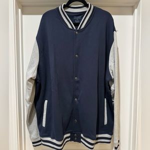 Champion Unisex Bomber - 3XL - Navy and Grey - NWOT